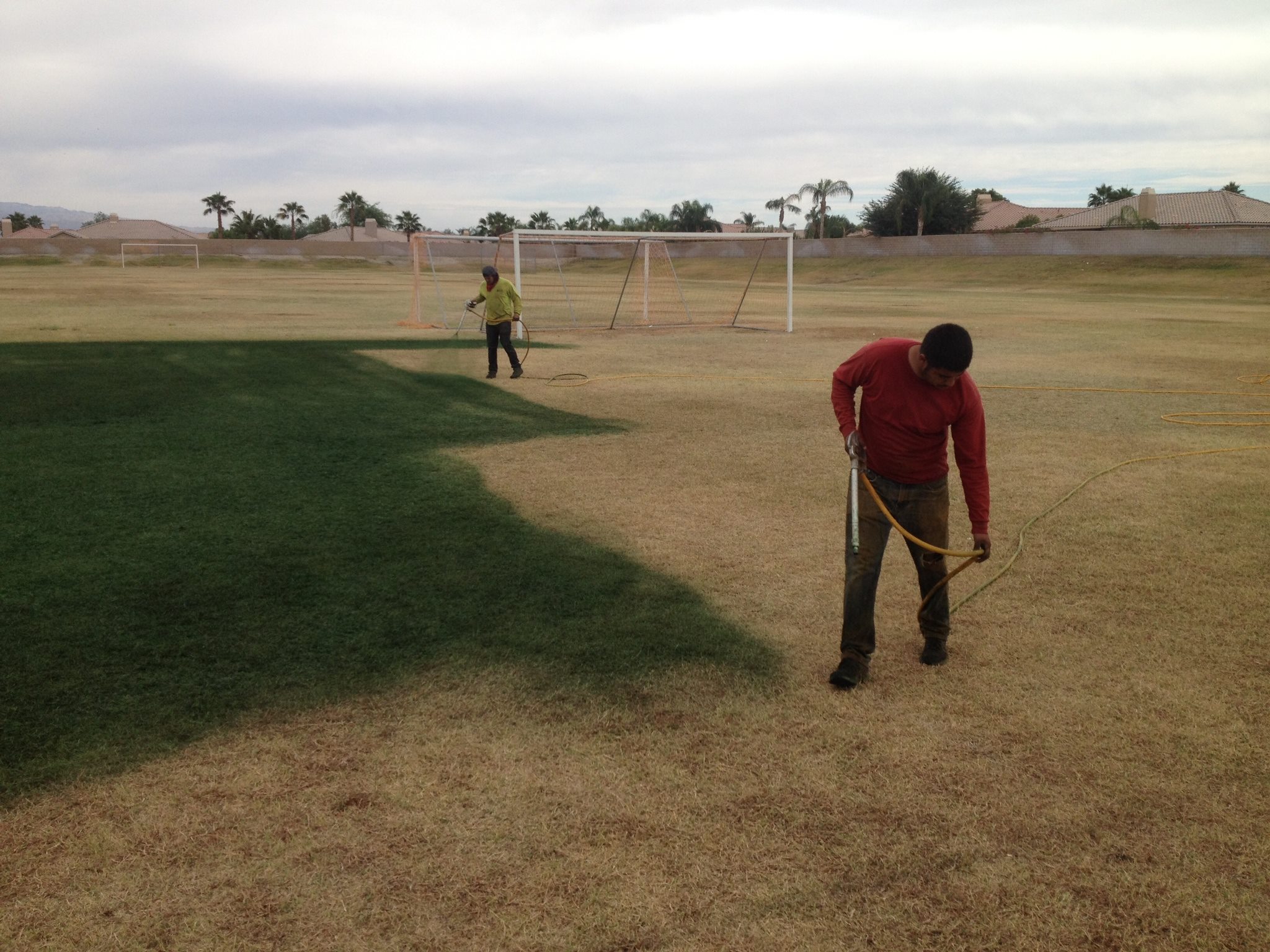 Learn to paint at the Carolinas GCSA Conference & Show Endurant on a Palm Desert soccer field