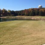 Before using Endurant organic turf colorant Scott Forrester, assistant golf course superintendent chooses not to overseed