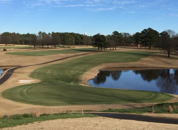 After photo: Greenkeeper brings green back to golf course