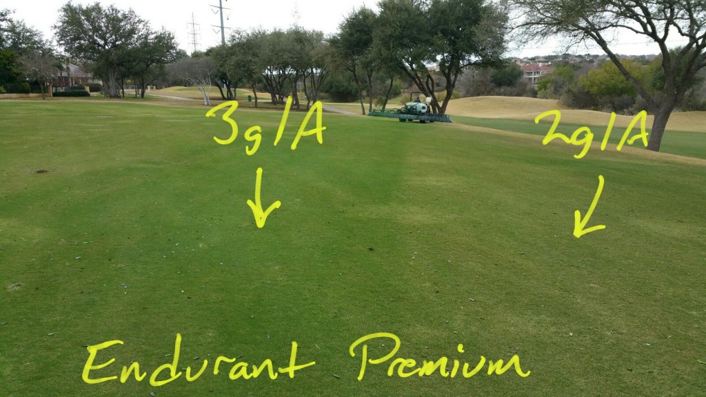 Endurant Premium application rates