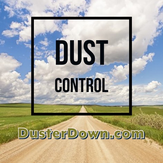 DusterDown for dust suppression and erosion control