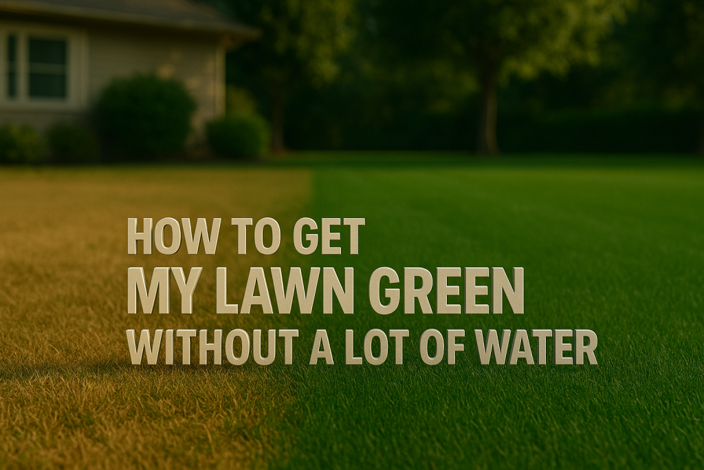 How Can I Make My Lawn Green Without Using a Lot of Water? - Geoponics ...